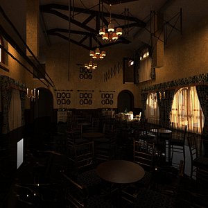Classic Restaurant 3D model