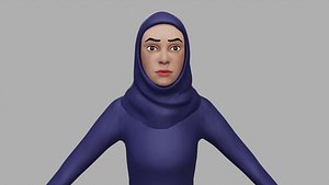 3D Abaya dress female