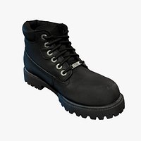 Boots Leather 12k PBR Textures 3D Scan