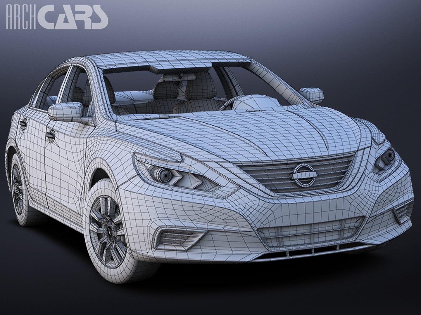 Nissan Altima 2017 Model - TurboSquid 1155659