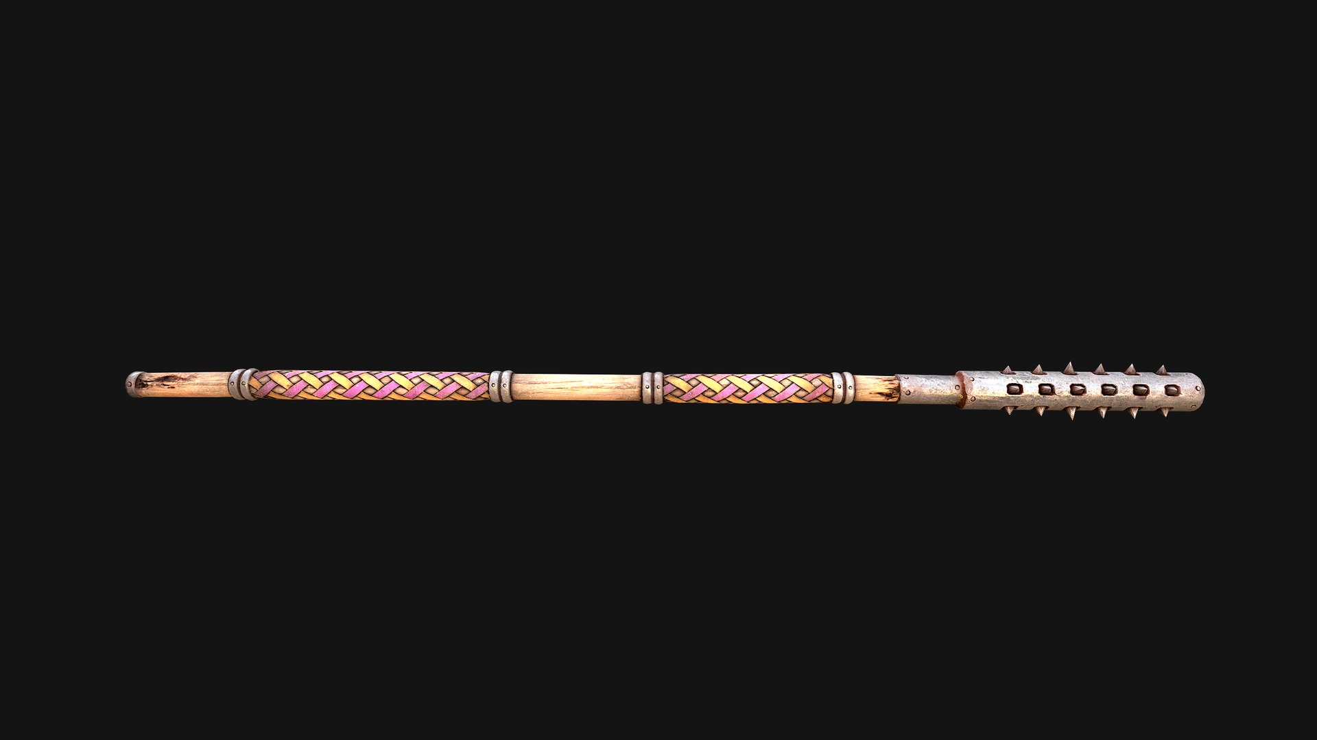 3D Medieval Polearms Mace Iron War Staff Weapon Set https://p.turbosquid.com/ts-thumb/FH/DOAIMt/AY/ahalberdmacecs31/png/1773221451/1920x1080/fit_q87/804fca926f9a24ec190ca1ed56272e43c0013487/ahalberdmacecs31.jpg