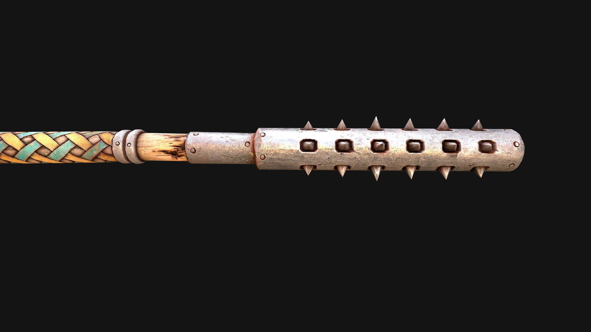 3D Medieval Polearms Mace Iron War Staff Weapon Set https://p.turbosquid.com/ts-thumb/FH/DOAIMt/BG/ahalberdmacecs34/png/1773221453/1920x1080/fit_q87/2acb5fe3ebeadd85911c7d3dc8290125e541dea9/ahalberdmacecs34.jpg