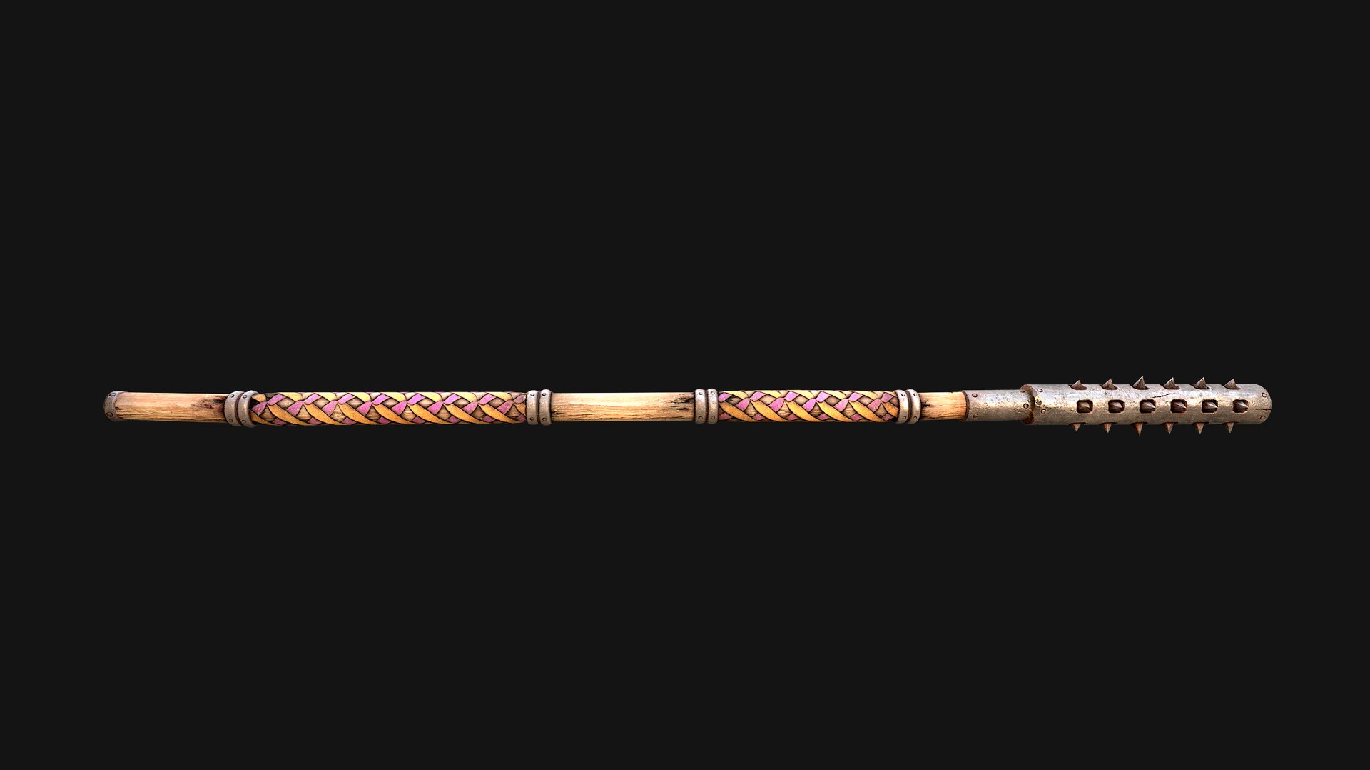 3D Medieval Polearms Mace Iron War Staff Weapon Set https://p.turbosquid.com/ts-thumb/FH/DOAIMt/In/ahalberdmacecs15/png/1773221443/1920x1080/fit_q87/f6b4b005d1bed07792d6a45fa981b7aa0f6d0b54/ahalberdmacecs15.jpg