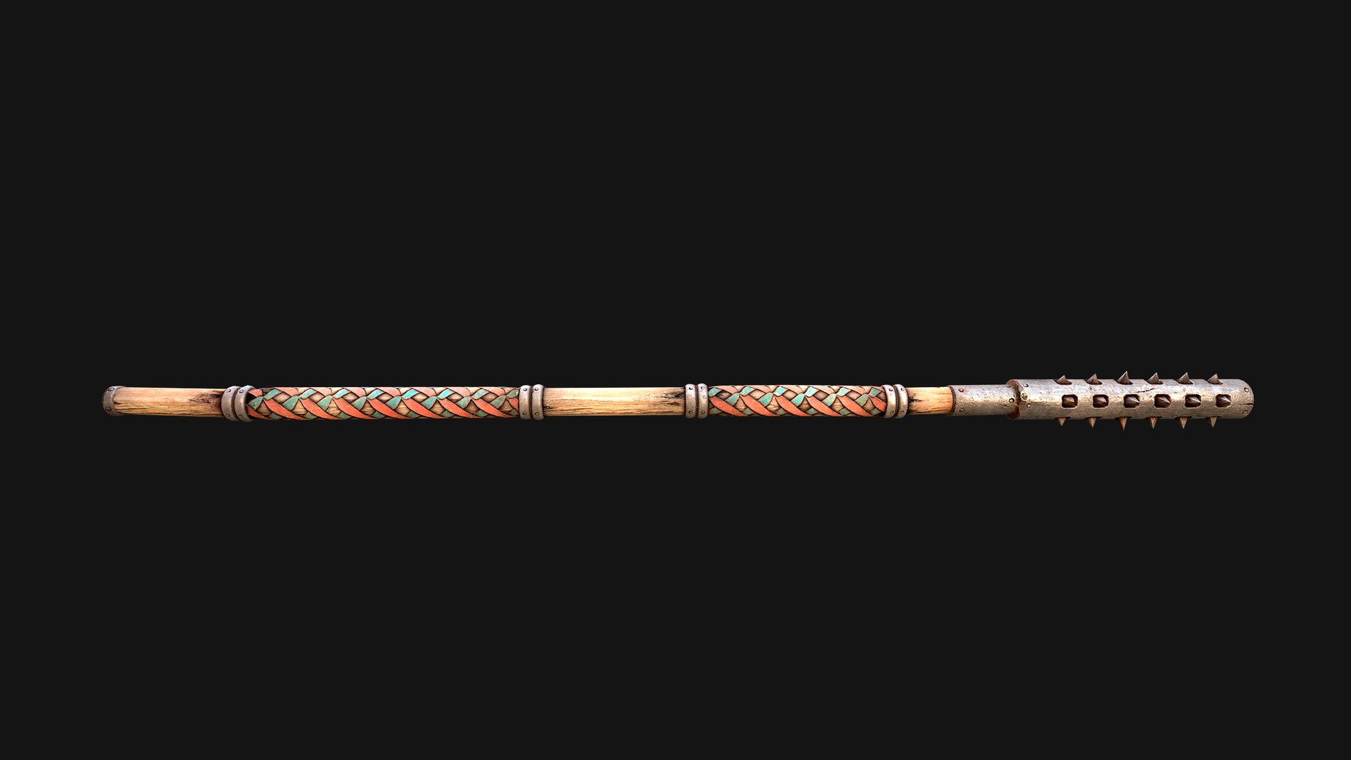 3D Medieval Polearms Mace Iron War Staff Weapon Set https://p.turbosquid.com/ts-thumb/FH/DOAIMt/LM/ahalberdmacecs17/png/1773221444/1920x1080/fit_q87/c8accdb059e756bf487c084905f488f29984885f/ahalberdmacecs17.jpg
