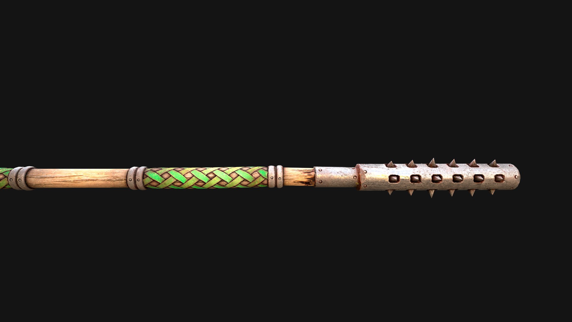 3D Medieval Polearms Mace Iron War Staff Weapon Set https://p.turbosquid.com/ts-thumb/FH/DOAIMt/Wc/ahalberdmacecs24/png/1773221447/1920x1080/fit_q87/496b5140d5e56f67f0d6d9146c906f0b973b06ec/ahalberdmacecs24.jpg