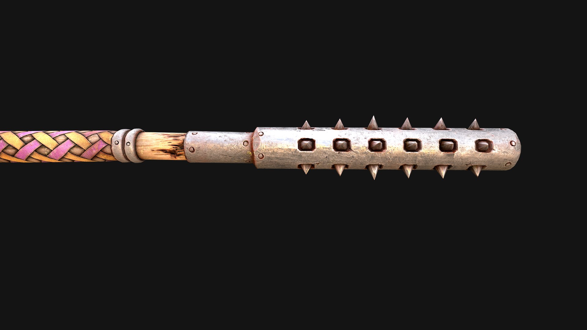 3D Medieval Polearms Mace Iron War Staff Weapon Set https://p.turbosquid.com/ts-thumb/FH/DOAIMt/cp/ahalberdmacecs35/png/1773221453/1920x1080/fit_q87/9378967198b92c35682d3e8ee71333cd50557ed4/ahalberdmacecs35.jpg