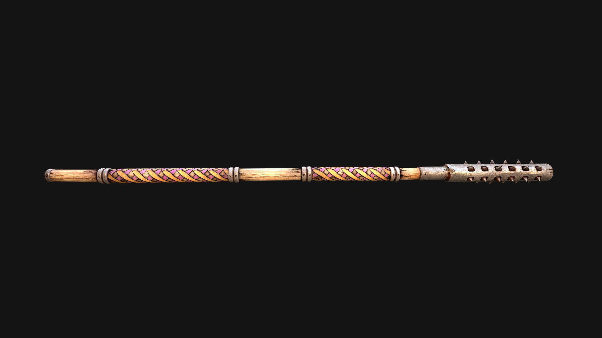 3D Medieval Polearms Mace Iron War Staff Weapon Set https://p.turbosquid.com/ts-thumb/FH/DOAIMt/q7/ahalberdmacecs7/png/1773221439/1920x1080/fit_q87/6d03baf76d2821de7087e7fac0320948bbe26d2a/ahalberdmacecs7.jpg
