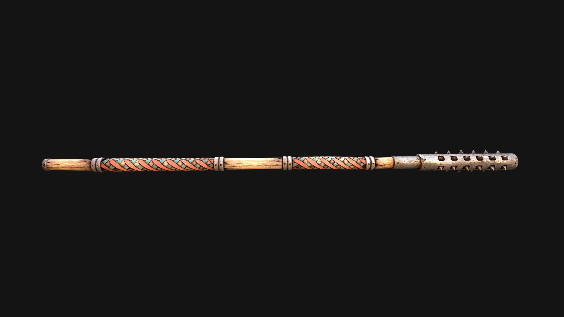 3D Medieval Polearms Mace Iron War Staff Weapon Set https://p.turbosquid.com/ts-thumb/FH/DOAIMt/qM/ahalberdmacecs9/png/1773221440/1920x1080/fit_q87/278e8c0c5a1ab6b00a8ab16a26157f0111a49f6b/ahalberdmacecs9.jpg