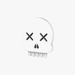3D model Prop116 Skull Emoji