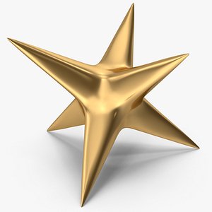 3D model Gold Sharp Spike