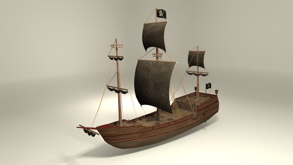 3D pirate ship model - TurboSquid 1537502
