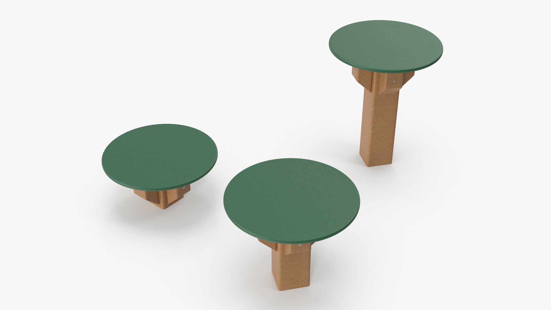 Jump Islands for Dog Training Park 3D model preview