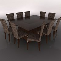 DINING TABLE AND CHAIR SILLA MESA COMEDOR