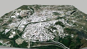 Cityscape Mitrovica Kosovo