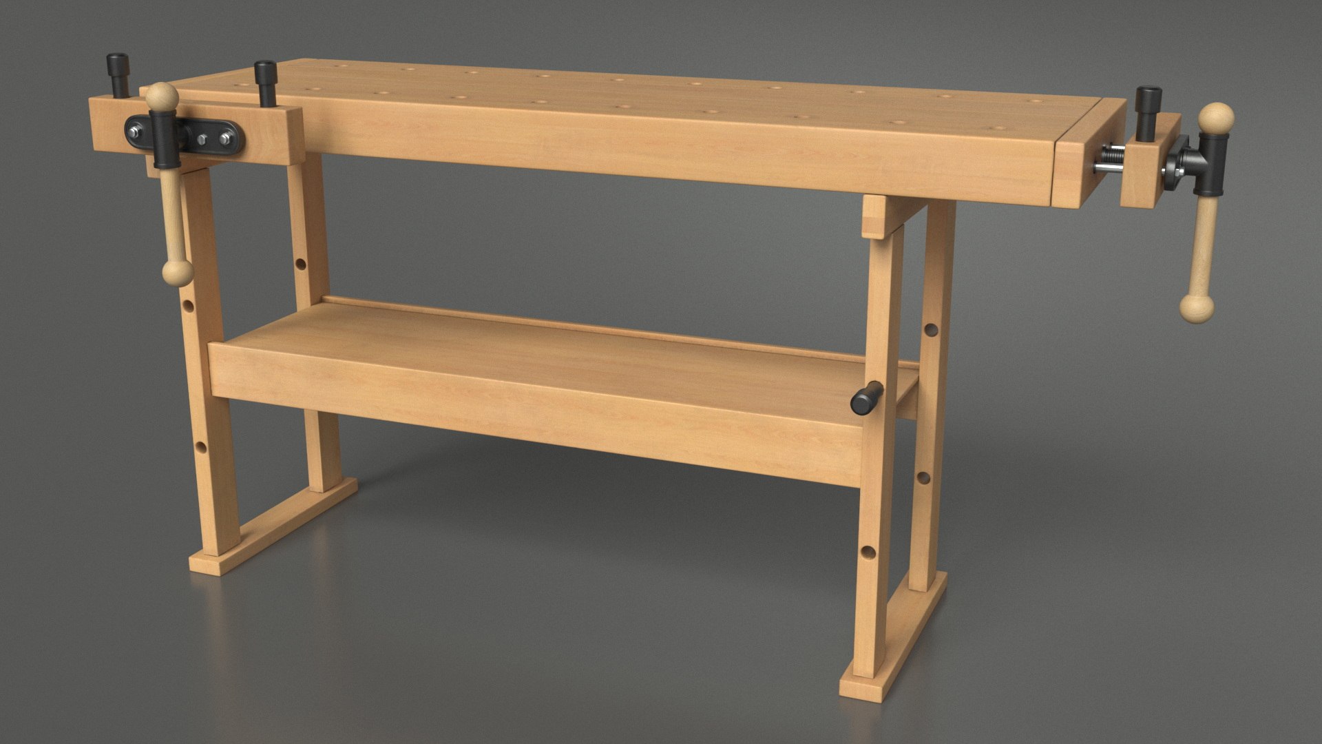 Carpentry Workbench Model - TurboSquid 2268605