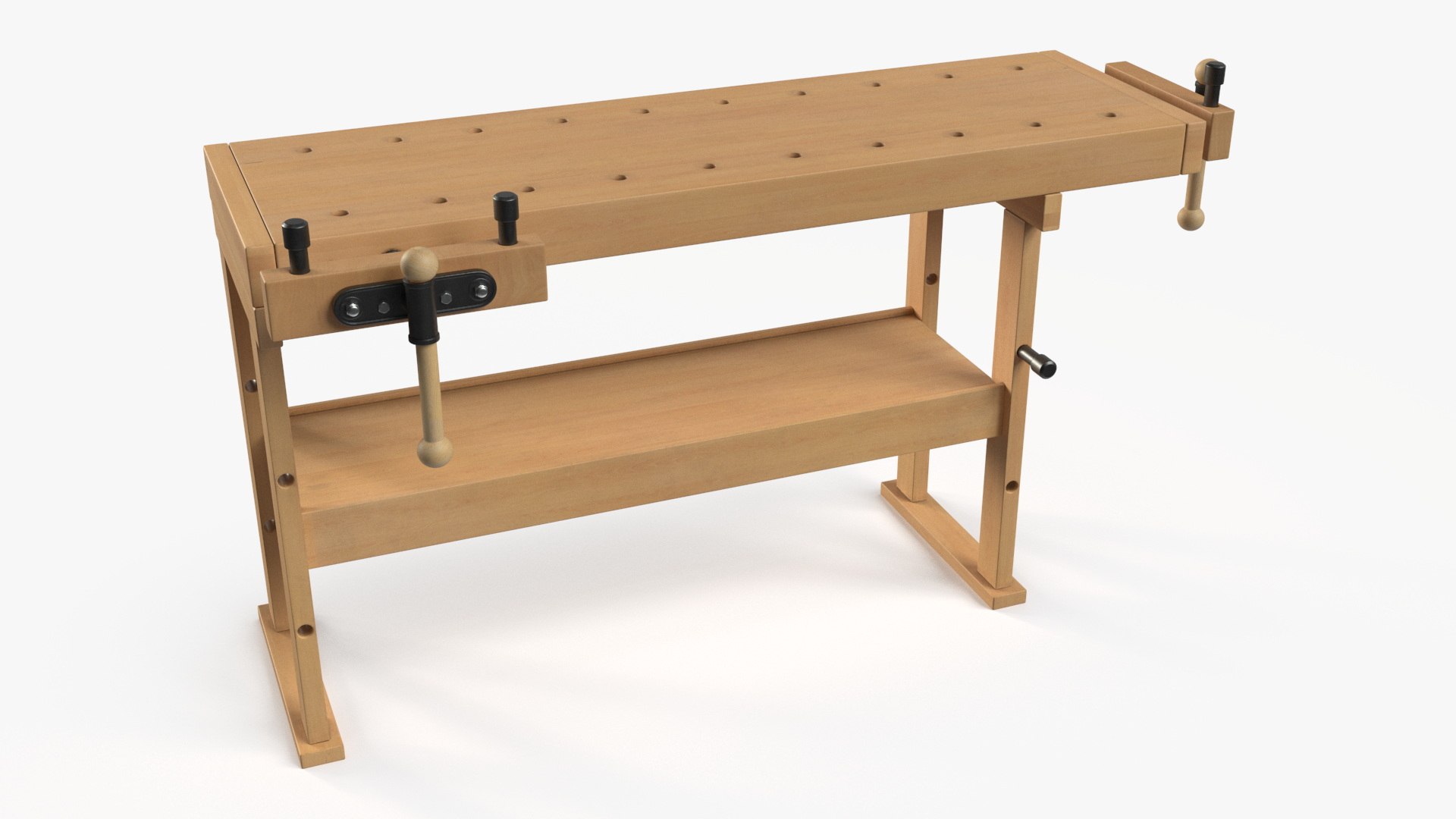 Carpentry Workbench 3D model preview