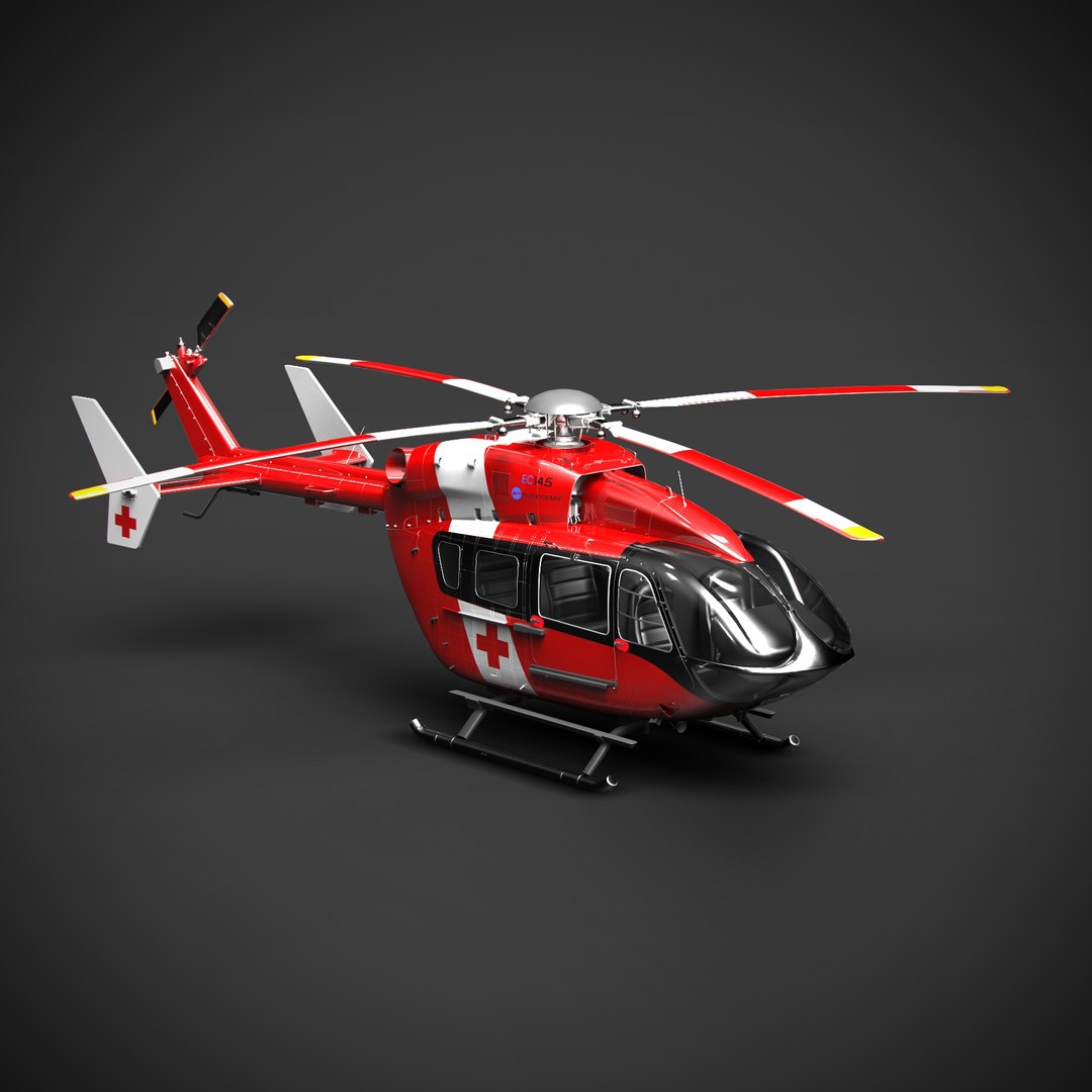3ds max eurocopter ec145