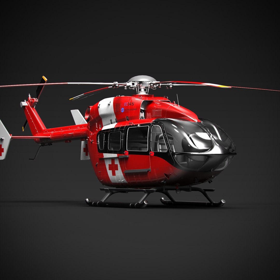 3ds max eurocopter ec145