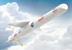 pegasus rocket x 3d model
