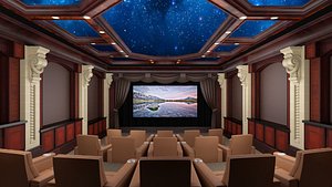 home theater 3d max