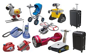 3D Household Item Collection 11 in 1