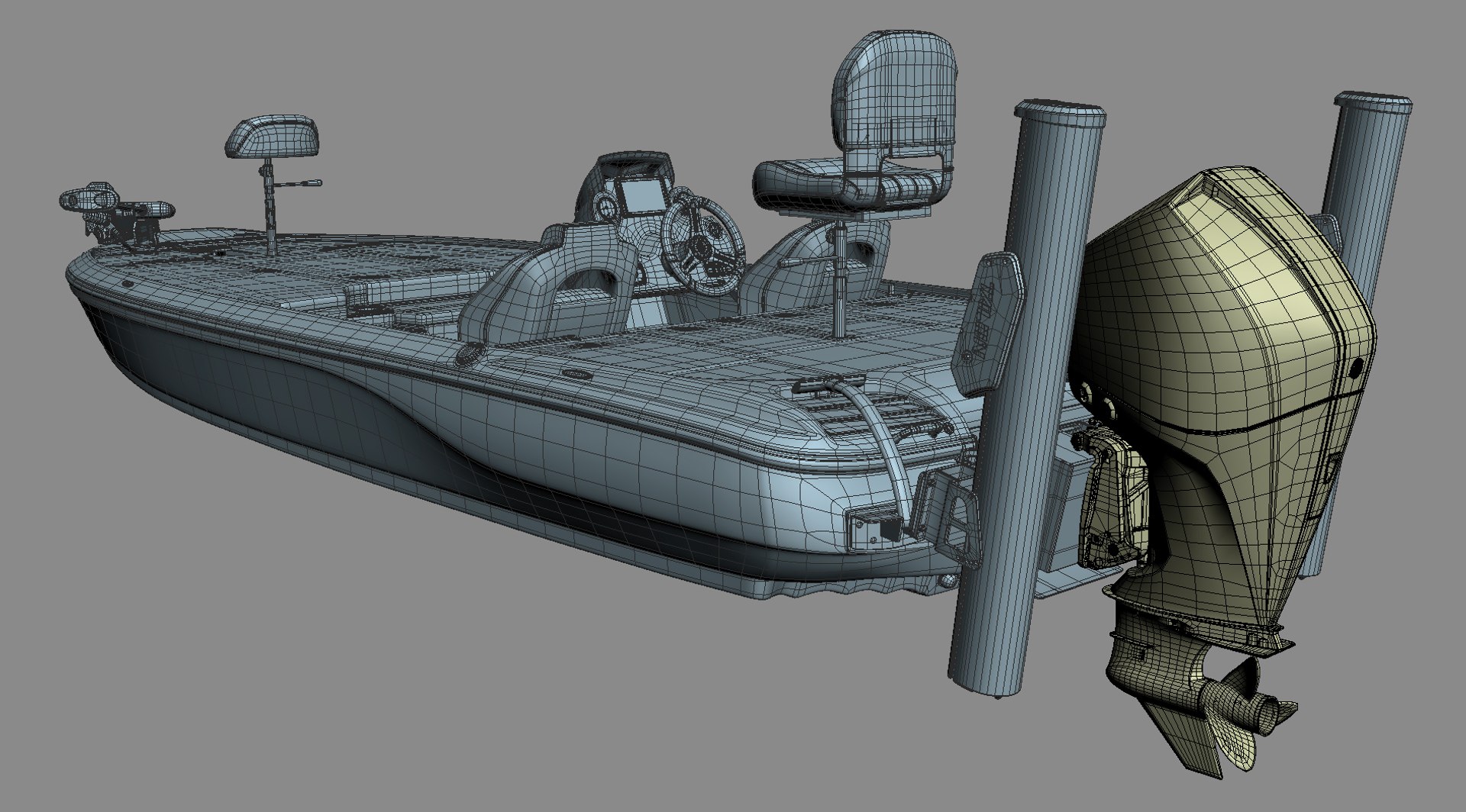 Bass Boat 3D model https://p.turbosquid.com/ts-thumb/FH/r2Aa4s/bi/bass_boat_mesh_04/jpg/1763389622/1920x1080/fit_q87/b647570f076b1fc905cd12b93a6c5f938345ff6e/bass_boat_mesh_04.jpg