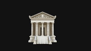 3D Classical Temple Model Design 2 - 3D Print Model