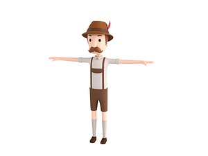 CartoonMan046 Oktoberfest Man model