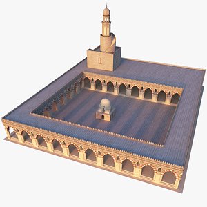mosque modeled 3D
