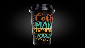 Paper Cup 3D model