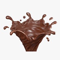Chocolate Liquid Splash 006
