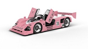 3D Nissan R90CK Italya Team Racing 1990 HQ 3d model model