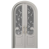 blk wood classic door art 107