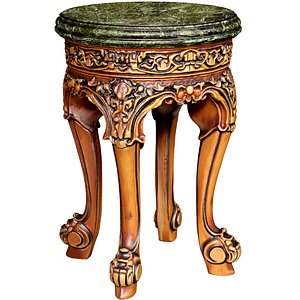Classic Royal Palace Baroque side round stand coffee table 3D model