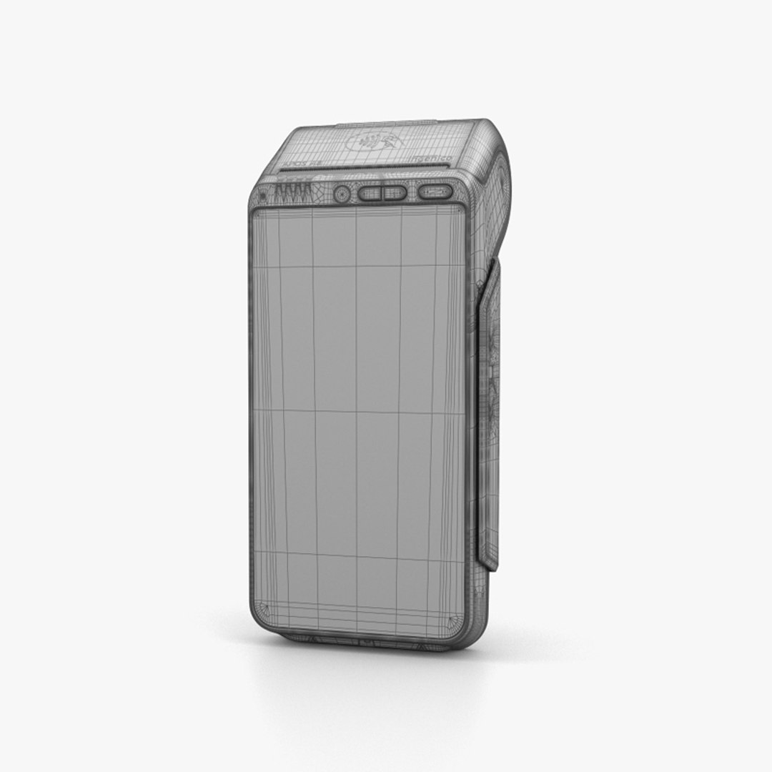 3D Maquina Apos A8 Point-of-Sale Terminal Model - TurboSquid 1747043