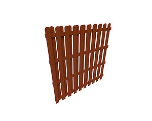 Wooden panel 3D model