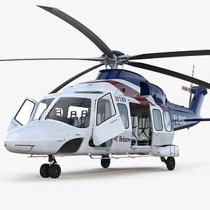 3D corporate transport helicopter agusta westland