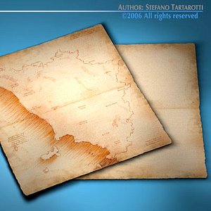 3d old tuscany italy
