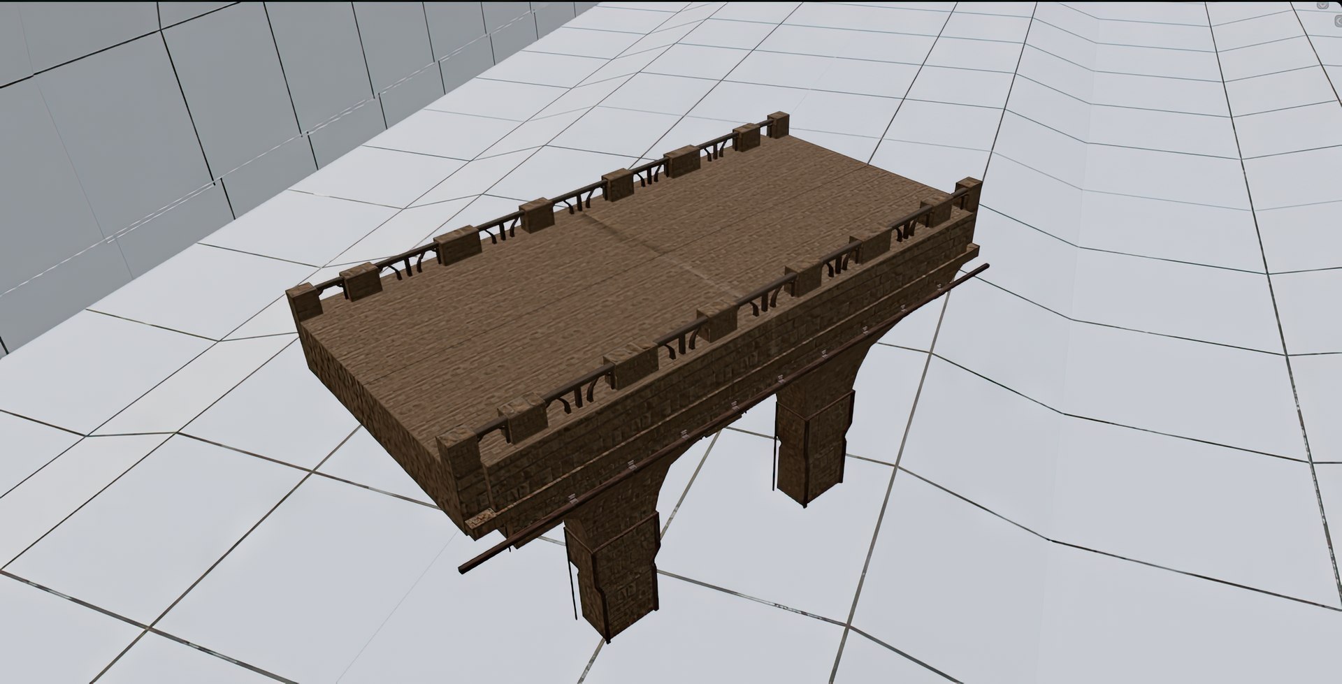 3D Medieval Bridge model - TurboSquid 2143082