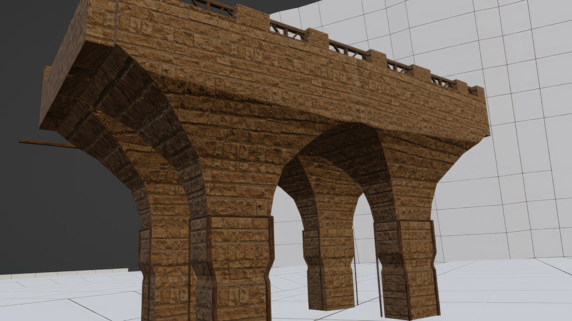 3D Medieval Bridge model - TurboSquid 2143082