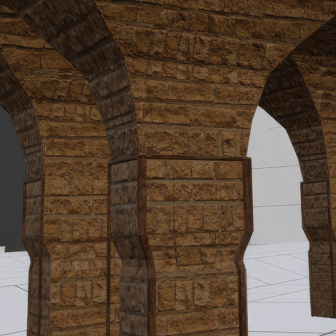 3D Medieval Bridge model - TurboSquid 2143082