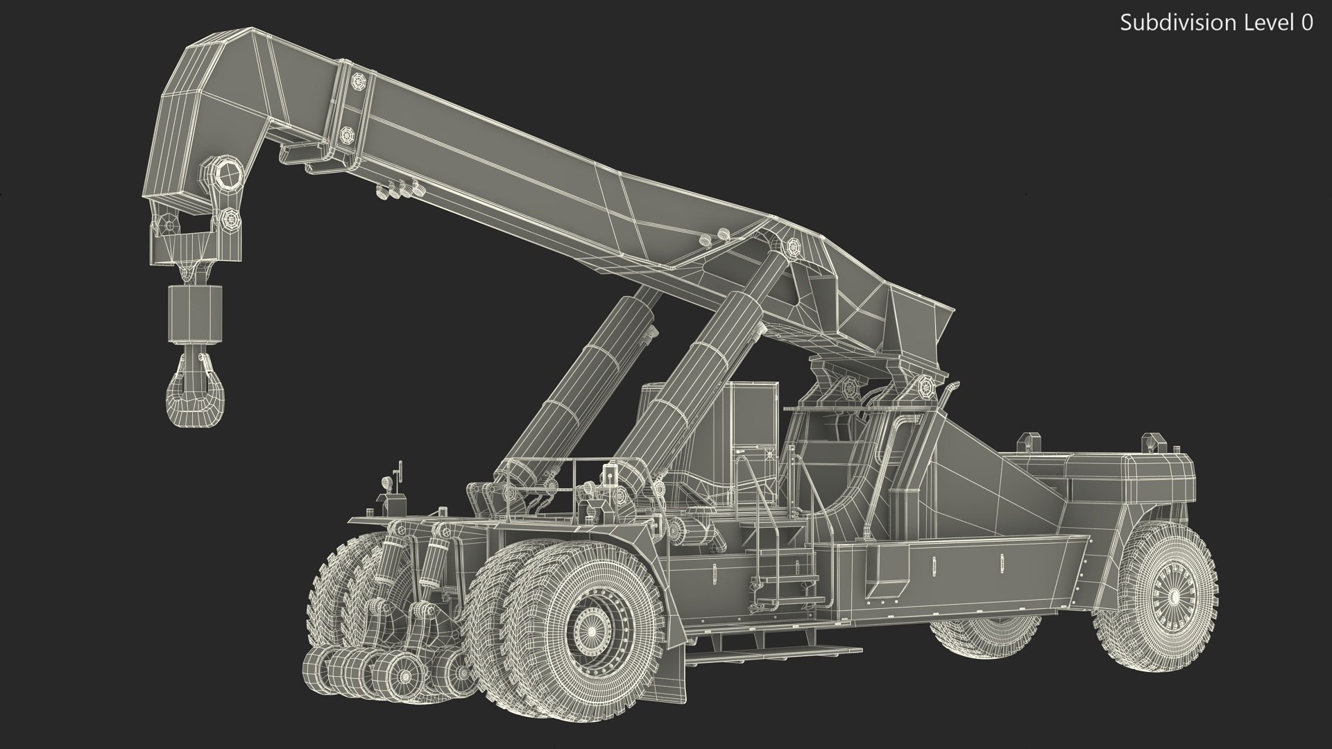 Reach Stacker Container Handler NC Nielsen Rigged 3D - TurboSquid 2295575