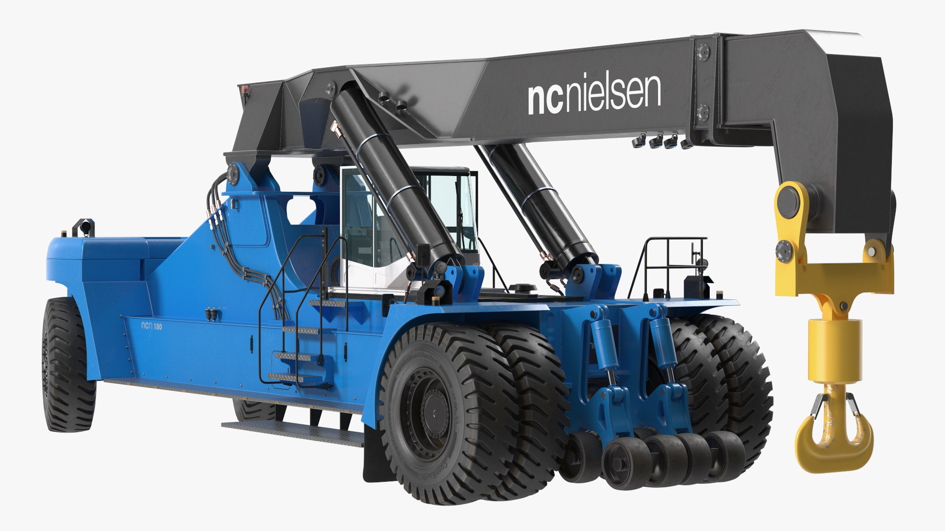 Reach Stacker Container Handler NC Nielsen Rigged 3D - TurboSquid 2295575