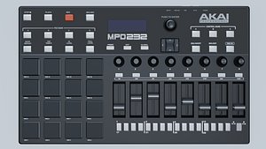 akai professional mpd232 3D model