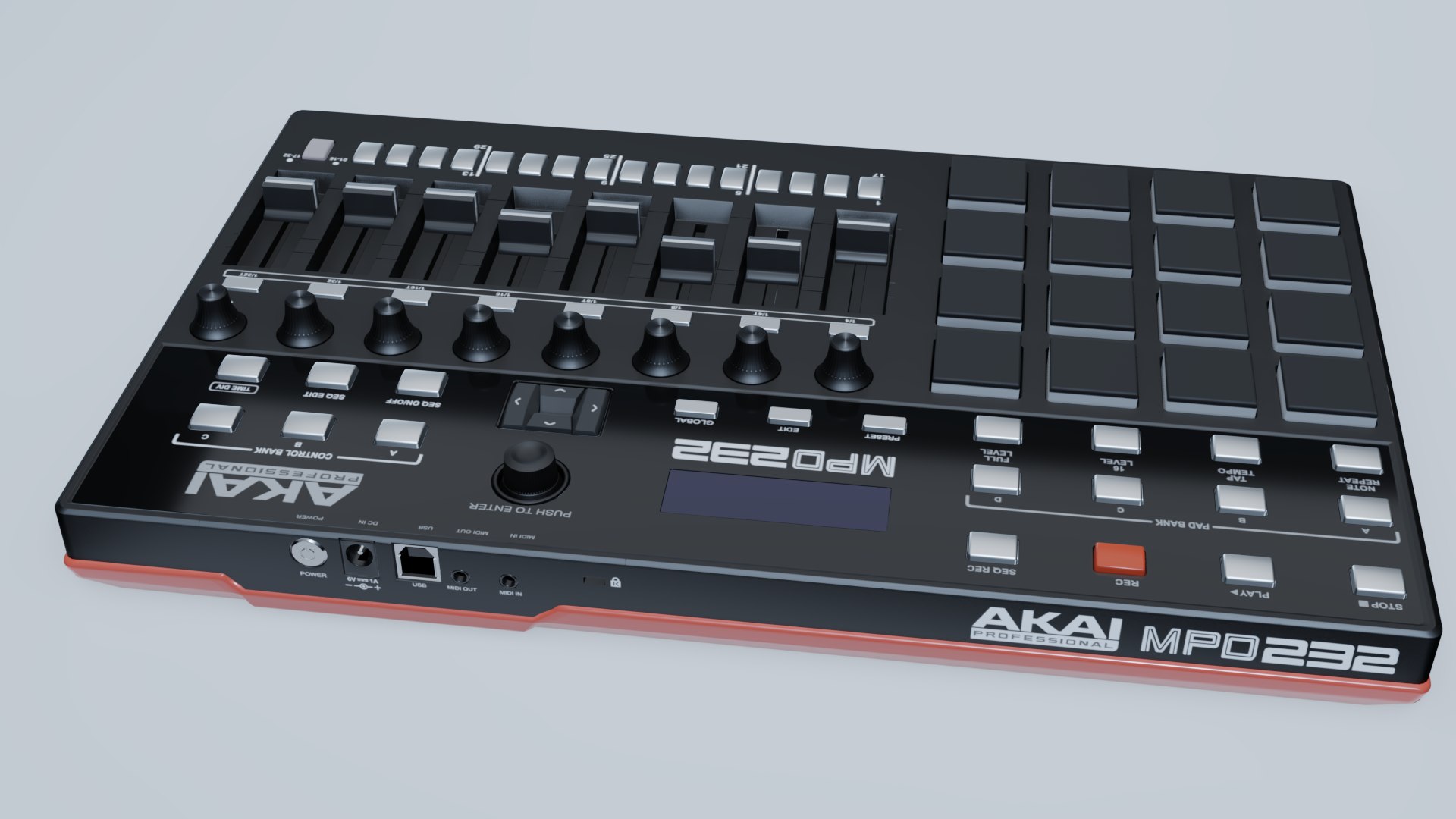 Akai Professional Mpd232 3D Model - TurboSquid 1607014