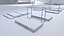 realistic basketball gymnastic gym interior 3D model