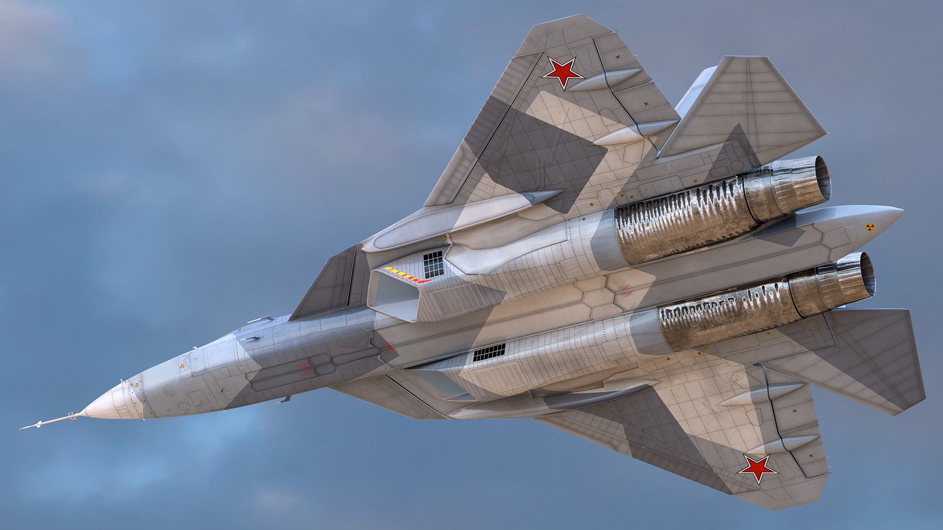 3D sukhoi su 57 flight https://p.turbosquid.com/ts-thumb/FI/RKLAer/E9Gc50HG/sukhoisu57flightmb3dmodel004/jpg/1603841527/1920x1080/fit_q87/782a11f564b364037053b822bb4e2f336518e679/sukhoisu57flightmb3dmodel004.jpg
