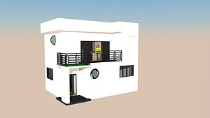Modern house 3D model