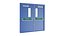 Double Exit Door Blue