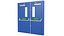 Double Exit Door Blue